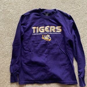 Champion Purple LSU Tigers Long Sleeve Tee